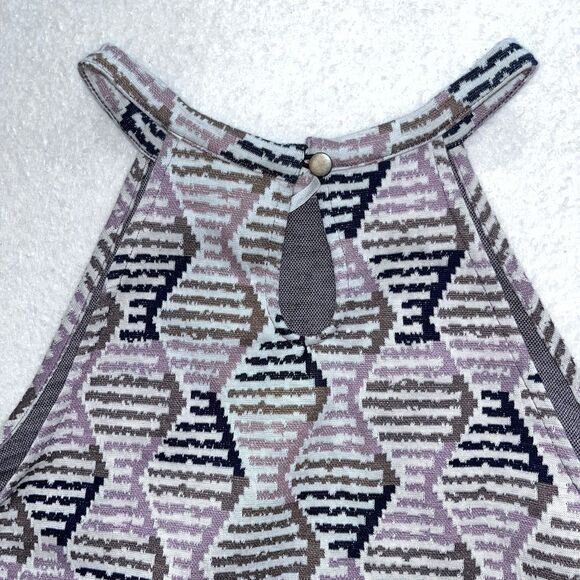 Anthropologie Halter  Racerback Top Geometric Design Women Size Small - Picture 4 of 5